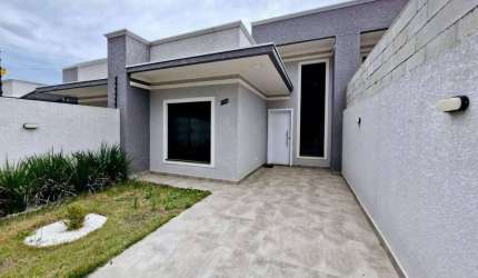 Casa Moderna com Suíte para Locação no Bairro Jardim Brasil em Fazenda Rio Grande
