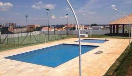 Terreno ótima localização com 300m², Condomínio com salão de festas, campo de futebol, quadra, piscina, churrasqueira, quadra portaria 24 horas!