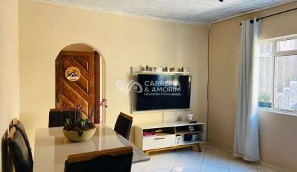 CASA A VENDA 3 DORMITÓRIOS, 01 SUÍTE, 2 VAGAS DE GARAGEM, PARQUE FIGUEIRA GRANDE, COM QUINTAL MAIS TERRENO, TERMINAL DE ONIBUS GUARAPIRANGA.