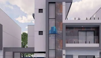 Sobrado com 3 suítes à venda, 129 m² por R$ 798.000 - Capão Raso - Curitiba/PR