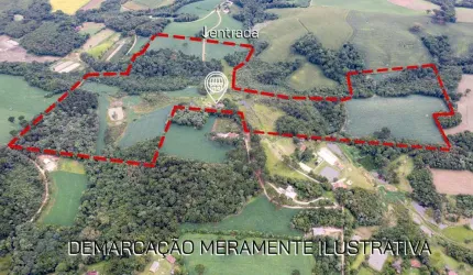 Chácara / sítio à venda na Antonio Gomes de Lima, 1, Formigueiro, Araucária por R$ 2.500.000