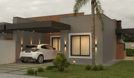 Casa em condomínio fechado com 2 quartos à venda na Rua Francisco Marthaus, 311, Jardim Florestal, Campo Largo por R$ 330.000