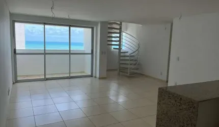 Cobertura Duplex com vista panorâmica para o mar , com 3 suites e piscina privativa.