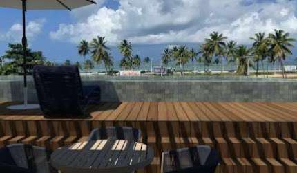 Apartamento em intermares com 3 quartos, s/ 1 suite, à 120m do mar.