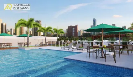 Apartamento com 2 dormitórios à venda, 66 m² por R$ 609.592,00 - Manaíra - João Pessoa/PB