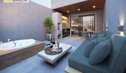 Flat com 1 dormitório à venda, 24 m² por R$ 317.322,32 - Intermares - Cabedelo/PB