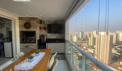 Apartamento com 3 quartos à venda na Mooca, São Paulo  por R$ 1.120.000