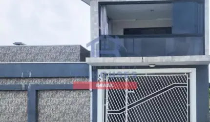 Maravilhoso sobrado alto padrão em Araucária, com 3 amplos dormitórios, mobiliado em região central