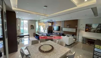 Maravilhoso apartamento com 3 suítes e 3 vagas de garagem no bairro Água Verde, Curitiba