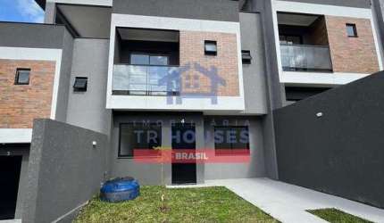 Excelente triplex alto padrão com suíte e churrasqueira à venda no bairro Uberaba, Curitiba por R$6
