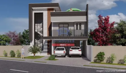 Lindo Triplex NOVO com 4 dormitórios,  2 suítes e terraço á venda no bairro Uberaba