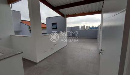 Cobertura para Venda em Santo André, Paraíso, 2 dormitórios, 1 suíte, 3 banheiros, 1 vaga