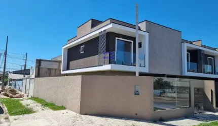 LINDO SOBRADO 135M², 3 QUARTOS, SUITE, SACADA, COM TERRENO GRANDE ESQUINA, EXELENTE PROJETO, EM LOCALIZAÇÃO NOBRE, PREÇO DE PLANTA