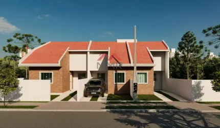 Casa com 2 quartos à venda na Rua Pedro Prosdócimo, Tatuquara, Curitiba, 37 m2 por R$ 210.000