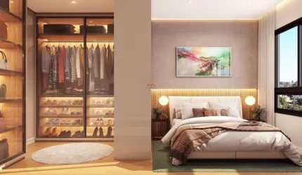Apartamento com 3 quartos à venda na Rua Deputado Nilson Ribas, Portão, Curitiba, 64 m2 por R$ 794.000