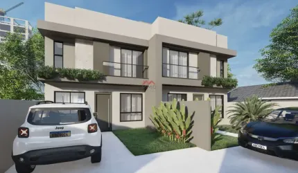 Casa em condomínio fechado com 3 quartos à venda na Rua Victor Hugo, Lindóia, Curitiba, 102 m2 por R$ 689.000
