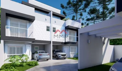 Casa em condomínio fechado com 3 quartos à venda na Sargento Tadeu Czocher, Uberaba, Curitiba, 120 m2 por R$ 699.900