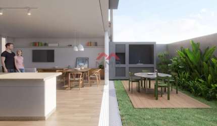 Casa em condomínio fechado com 3 quartos à venda na Rua Eunice Weaver, Campo Comprido, Curitiba, 118 m2 por R$ 1.385.000