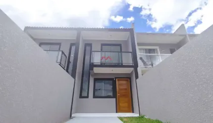 Casa com 3 quartos à venda na Rua Hamílcar Pizzatto, Tatuquara, Curitiba, 82 m2 por R$ 370.000
