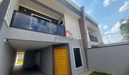 Casa com 3 quartos à venda na Bernardino Lemos, Costeira, Araucária, 153 m2 por R$ 950.000