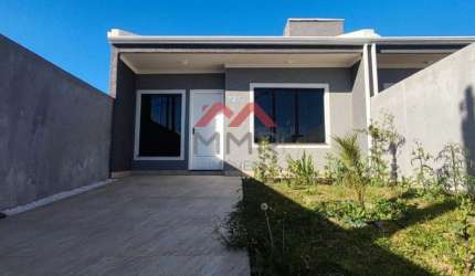 Casa com 3 quartos à venda na Joao de Barro, Eucaliptos, Fazenda Rio Grande, 61 m2 por R$ 449.000