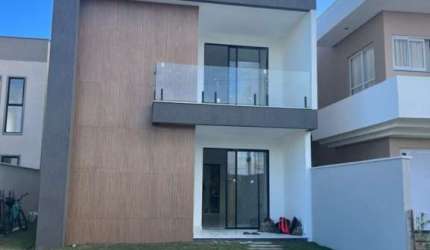 Casa em condomínio fechado com 4 quartos à venda na Rua Rio das Graças, Recreio Ipitanga, Lauro de Freitas, 146 m2 por R$ 895.000