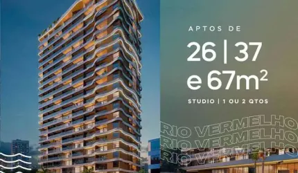 Apartamento com 1 quarto à venda na Avenida Cardeal da Silva, Rio Vermelho, Salvador, 26 m2 por R$ 470.000