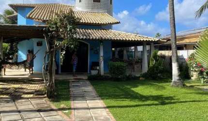 Casa em condomínio fechado com 5 quartos para alugar na RUA PRAIA DO ATLÂNTICO, 4, Abrantes, Camaçari, 1200 m2 por R$ 7.000