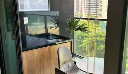Apartamento com 1 quarto à venda na Avenida Octávio Mangabeira, Armação, Salvador, 31 m2 por R$ 650.000