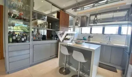 APARTAMENTO DE 3 DORMITÓRIOS SENDO 1 SUÍTE SACADA CHURRASQUEIRA À CARVÃO