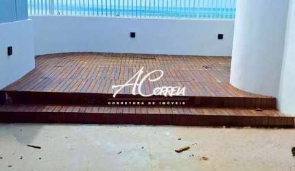 Cobertura Manaíra com piscina e vista mar!