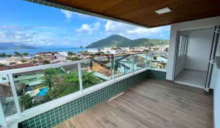 Cobertura no Itaguá com 3 dormitórios sendo 2 suítes,sala 2 ambientes,cozinha,varanda gourmet com churrasqueira,vista para o mar