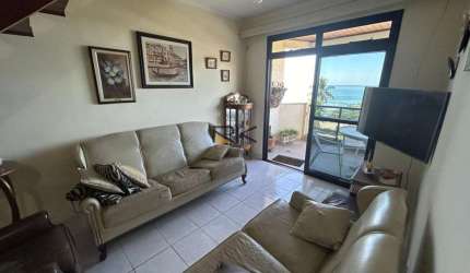 Cobertura Duplex Praia Grande em Ubatuba-SP com 3 dormitórios,sendo 2 suítes,varanda gourmet com churrasqueira,2 vagas de garagem