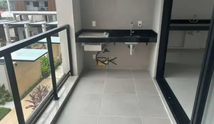 Apartamento com Sala 2 ambientes, cozinha, varanda gourmet com churrasqueira elétrica,2 dormitórios sendo 1 suíte