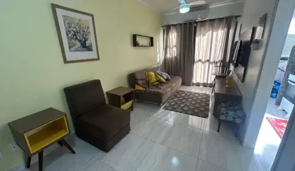 APARTAMENTO PRAIA GRANDE com 2 dormitórios sendo 1 suíte,1 vaga de garagem,sala 2 ambientes