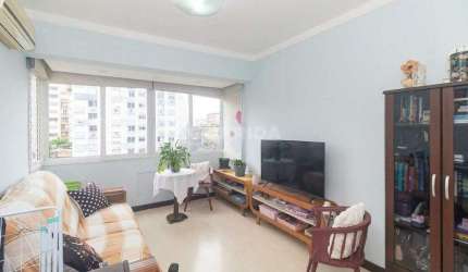 Apartamento mobiliado com 1 suíte e 2 vagas de garagem na Cidade Baixa