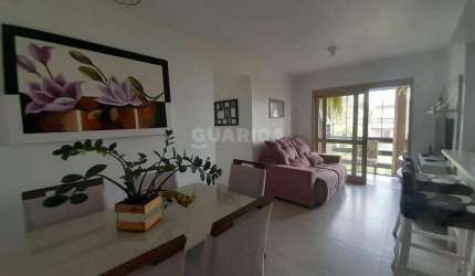Apartamento mobiliado com 3 dormitórios, sacada com churrasqueira, no Bairro Partenon.