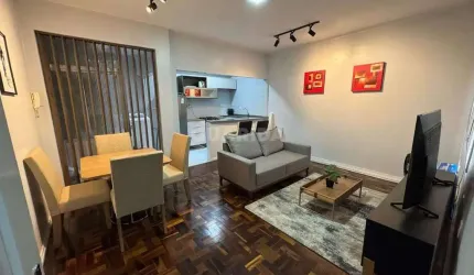 Apartamento mobiliado com 1 dormitório para alugar no bairro Centro Histórico - Porto Alegre/RS