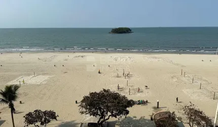 Apartamento frente mar ampla vista