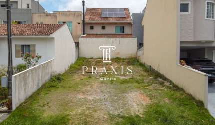 Terreno em condomínio fechado à venda na Rua Mozart Rosseto, 358, Abranches, Curitiba, 120 m2 por R$ 219.000