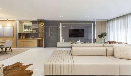 LOCAÇÃO ANUAL NO EMPREENDIMENTO YACHTHOUSE - FINAMENTE MOBILIADO - 4 SUÍTES - 3 VAGAS - ÁREA DE LAZER COMPLETA