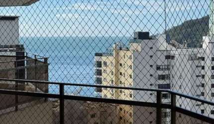 LOCAÇÃO ANUAL - MOBILIADO - VISTA PARA O MAR - 3 DORMITÓRIOS - 1 VAGAS - ÁREA DE LAZER