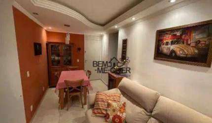 Apartamento com 2 dormitórios MOBILIADO à venda, 44 m² por R$ 350.000 - Jardim Íris - São Paulo/SP