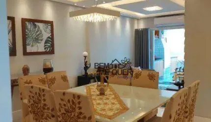 Apartamento com 3 dormitórios à venda, 86 m² por R$ 680.000,00 - Vila Guilhermina - Praia Grande/SP