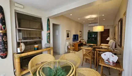 Barra da Tijuca. Barramares. Flat. 52m². Salão Integrado à Varanda e Vaga de Garagem.