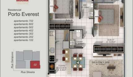 ÓTIMO ACABAMENTO COM 2 SUÍTES - ACEITA PROPOSTA E PARCELA DIRETO