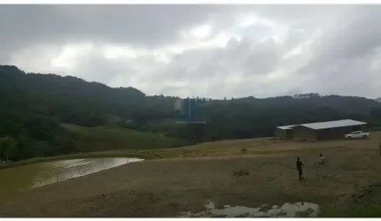 TERRENO COM PASTAGEM A VENDA EM NOVA TRENTO COM PASTO E CAHOEIRA
