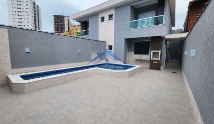 Casa com 3 dorms, Vila Tupi, Praia Grande - R$ 1.1 mi, Cod: 4715