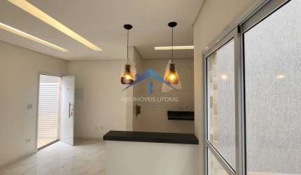 Sobrado de Condomínio com 2 dorms, Ocian, Praia Grande - R$ 370 mil, Cod: 4718