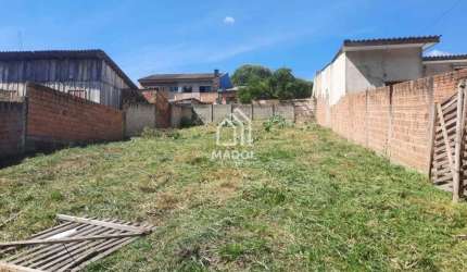 Terreno à venda, 262 m² por R$ 72.000,00 - Cará-cará - Ponta Grossa/PR